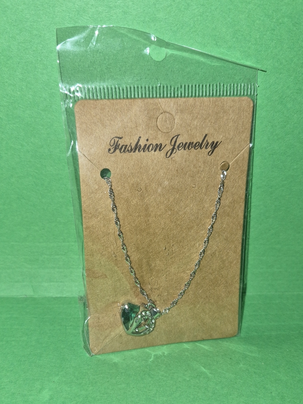 Fashion Jewelry Sterling Silver Heart Locket Necklace